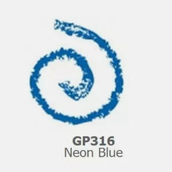 LA Girl GP316 Neon Blue Eyeliner Pencil Long-Lasting & Smudge-Proof - Picture 2 of 2